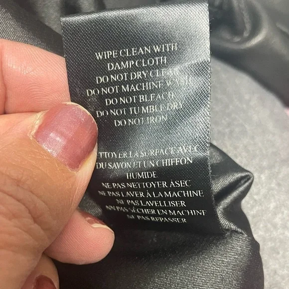 Blank NYC Power Trip Moto Vegan Leather Jacket XS - Picture 9 of 11